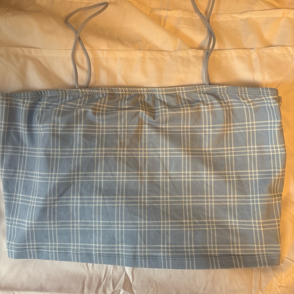 Blue Plaid Women's Skirt